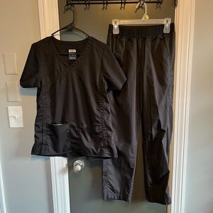 WonderWink pro Scrub set - black